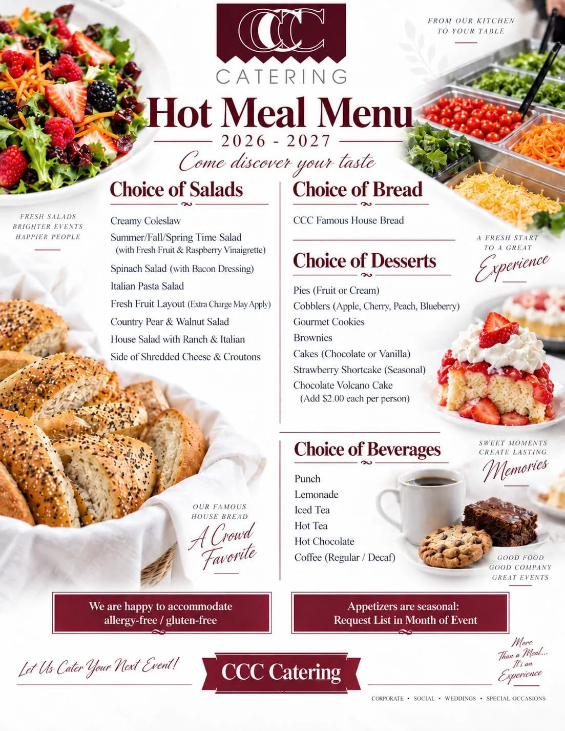 Hot Meal Menu 2026-2027, page 2 of 3